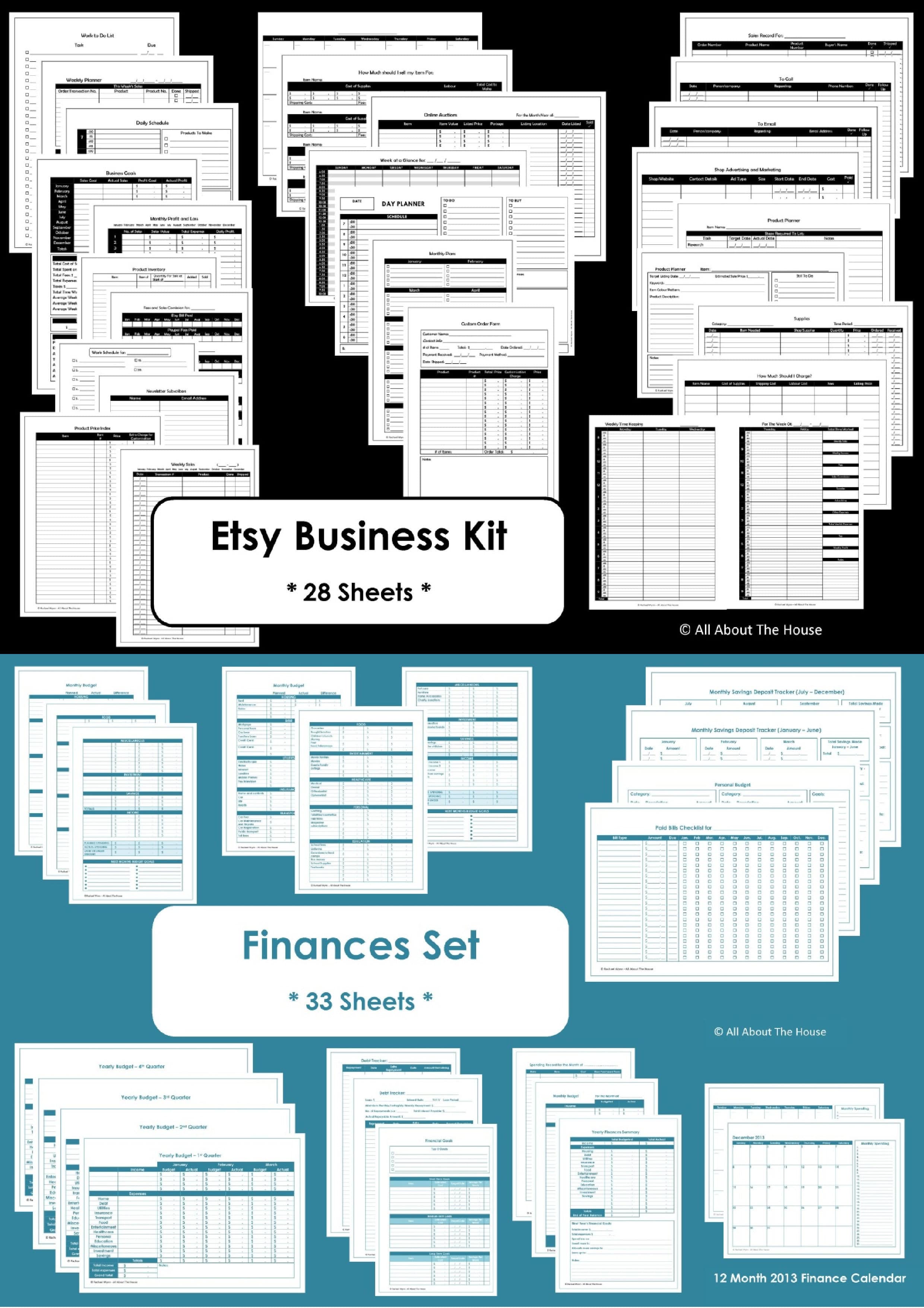 Business Planner Printables – Simple Planner Series – All About Planners