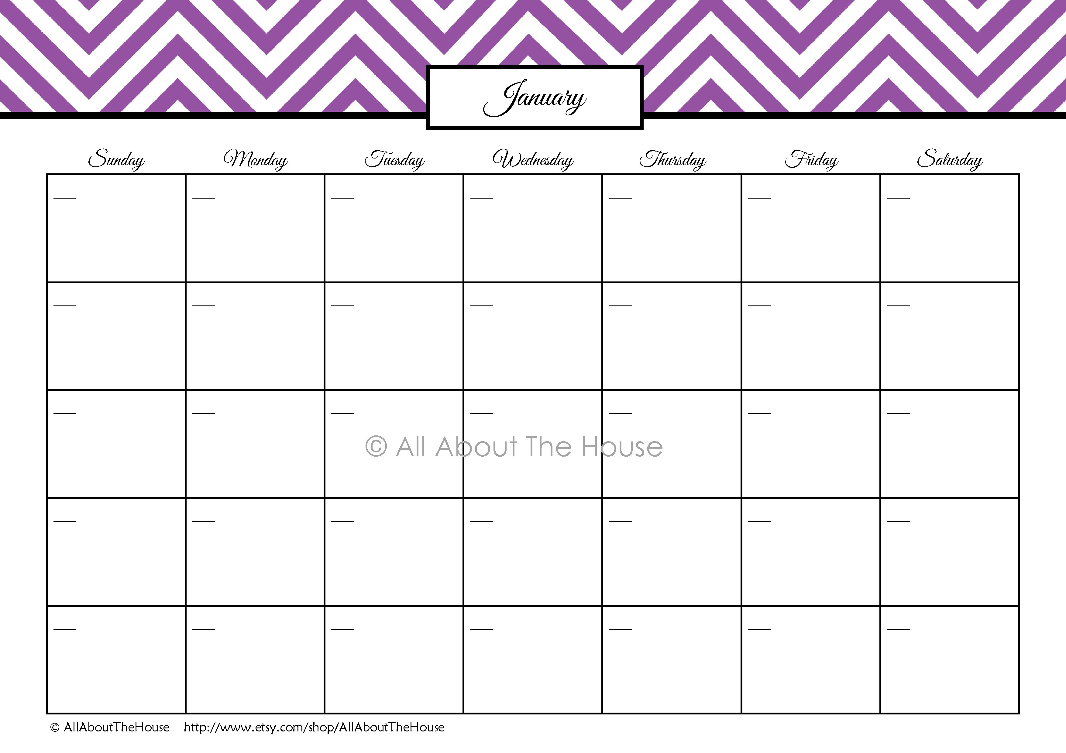 Calendars and To Do Lists – Household Binder