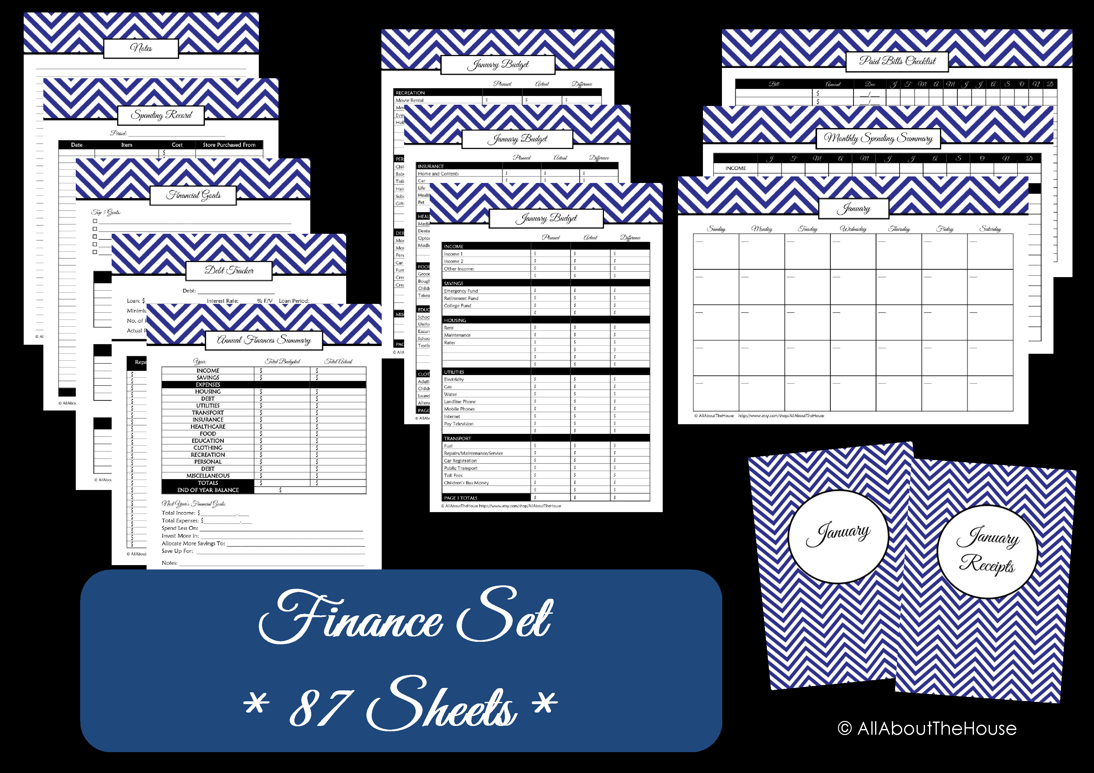 How to Create a Finance Binder – Money Management & Budgeting – Household Binder Printables