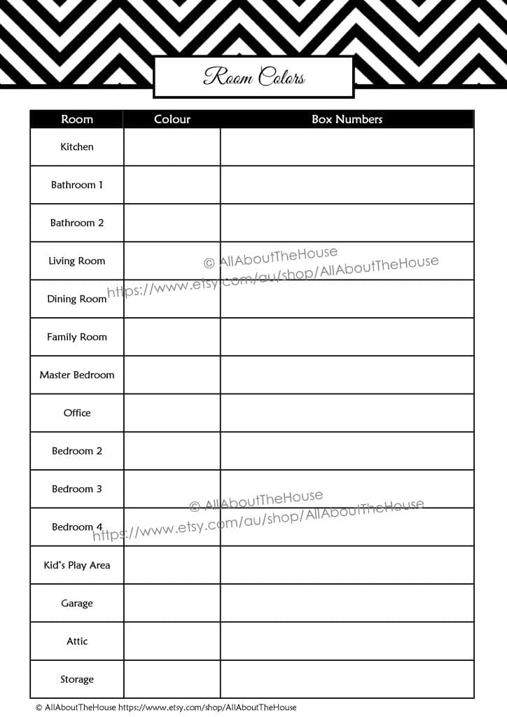 Moving Planner – Editable – All About Planners