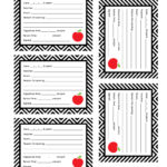 FREE Printable Hall Pass and Supply Alert Cards