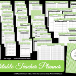 Editable Chevron Printable Teacher Planner!