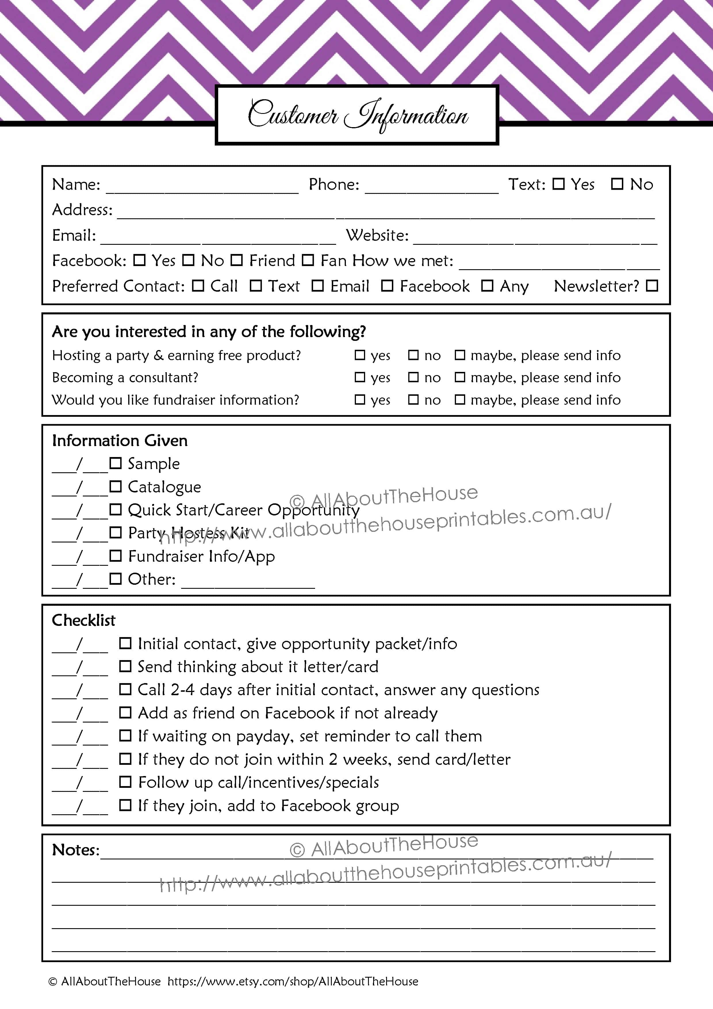 Printable Direct Sales Planner – EDITABLE – All About Planners