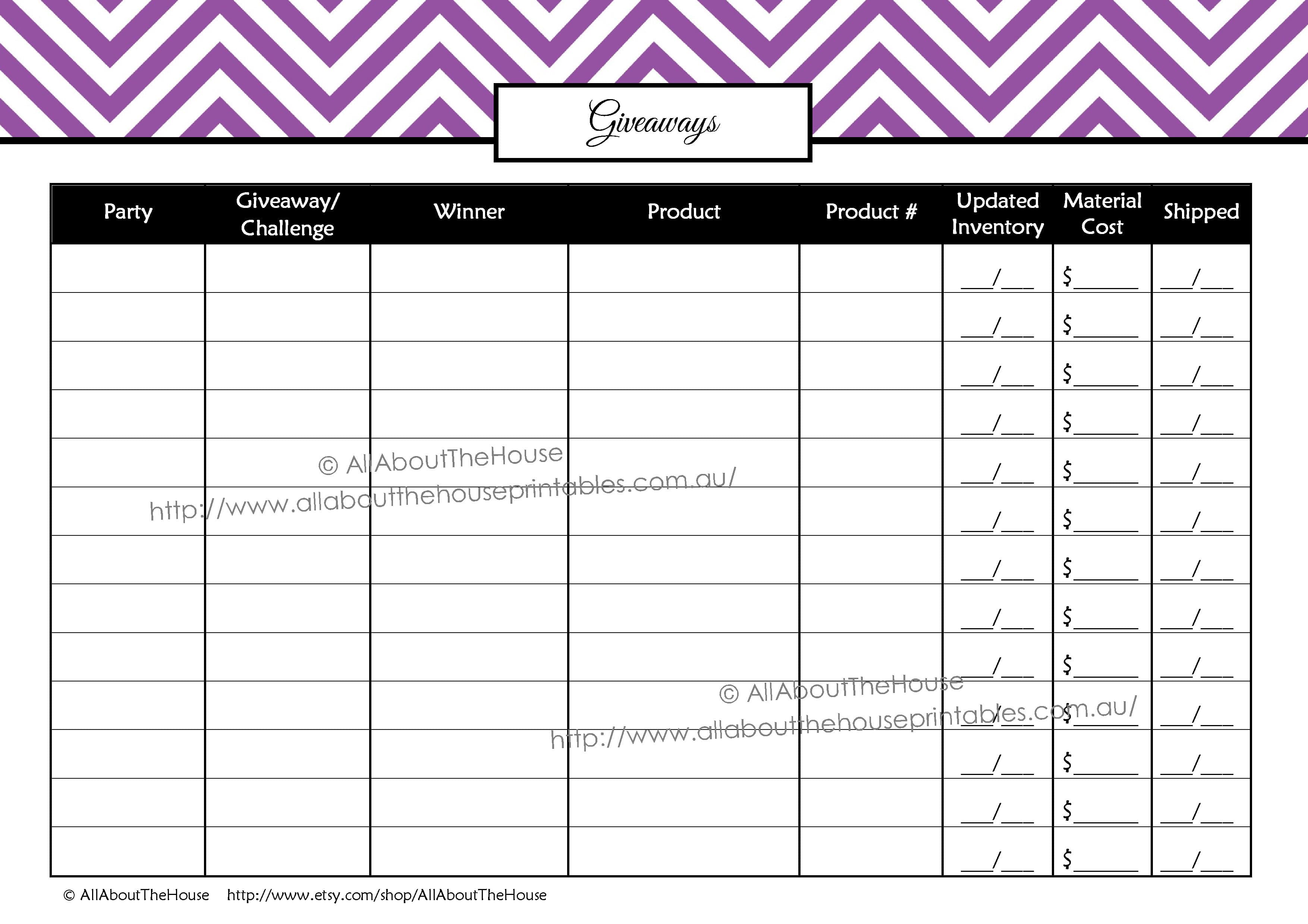 Printable Direct Sales Planner – EDITABLE – All About Planners