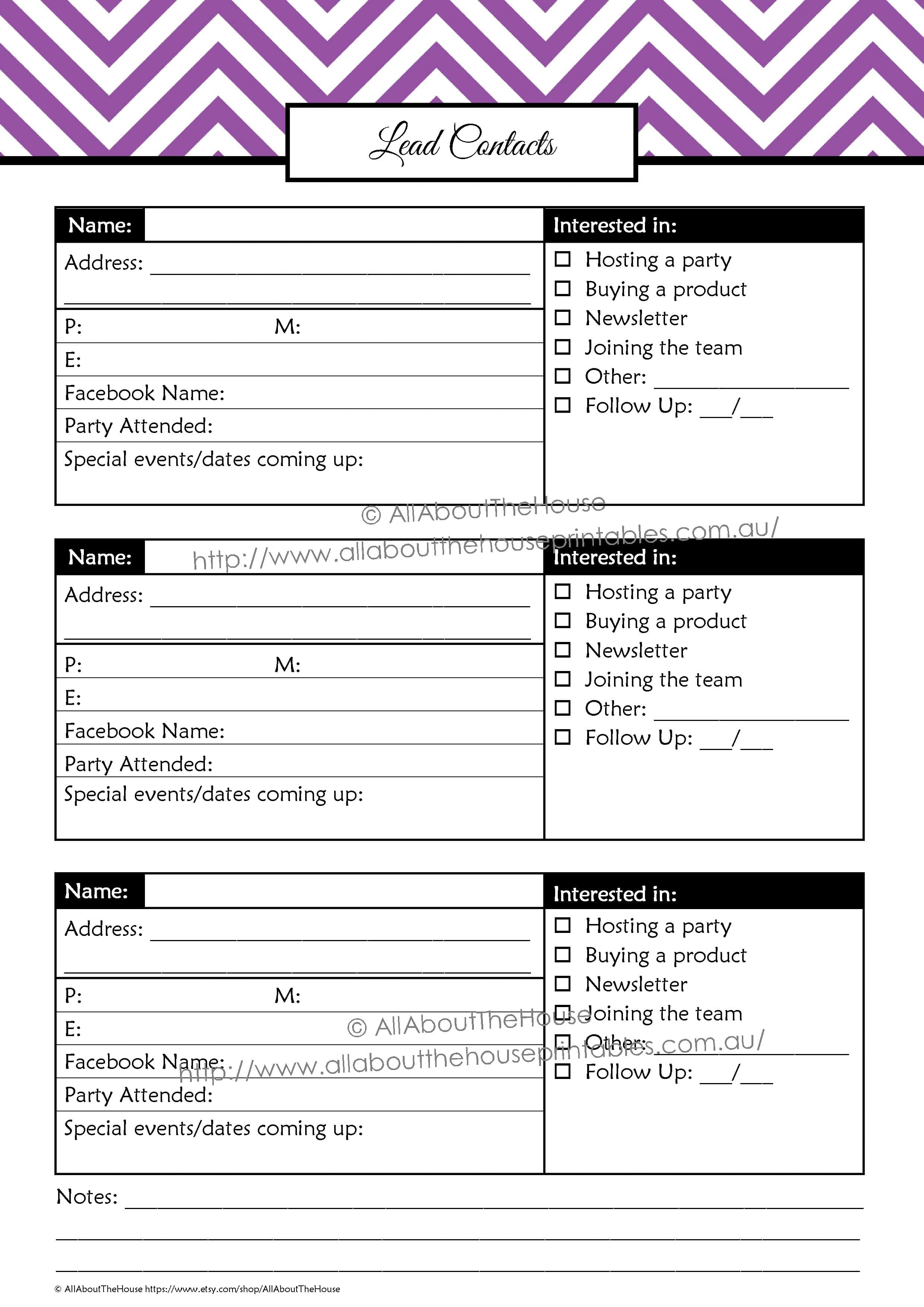 Printable Direct Sales Planner – EDITABLE – All About Planners