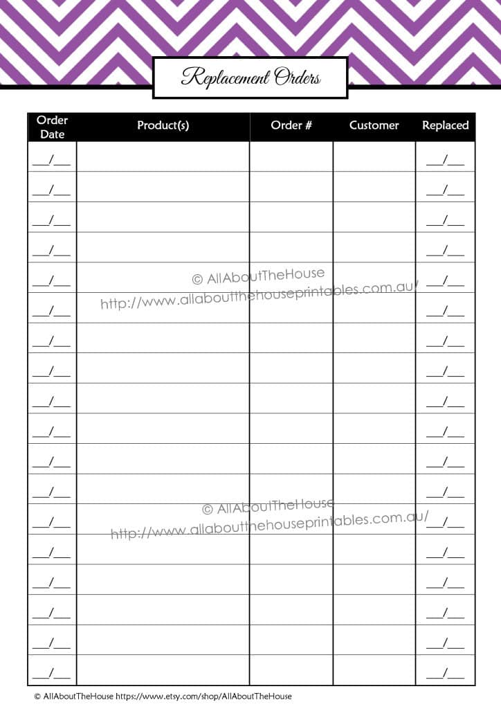 Printable Direct Sales Planner – EDITABLE – All About Planners