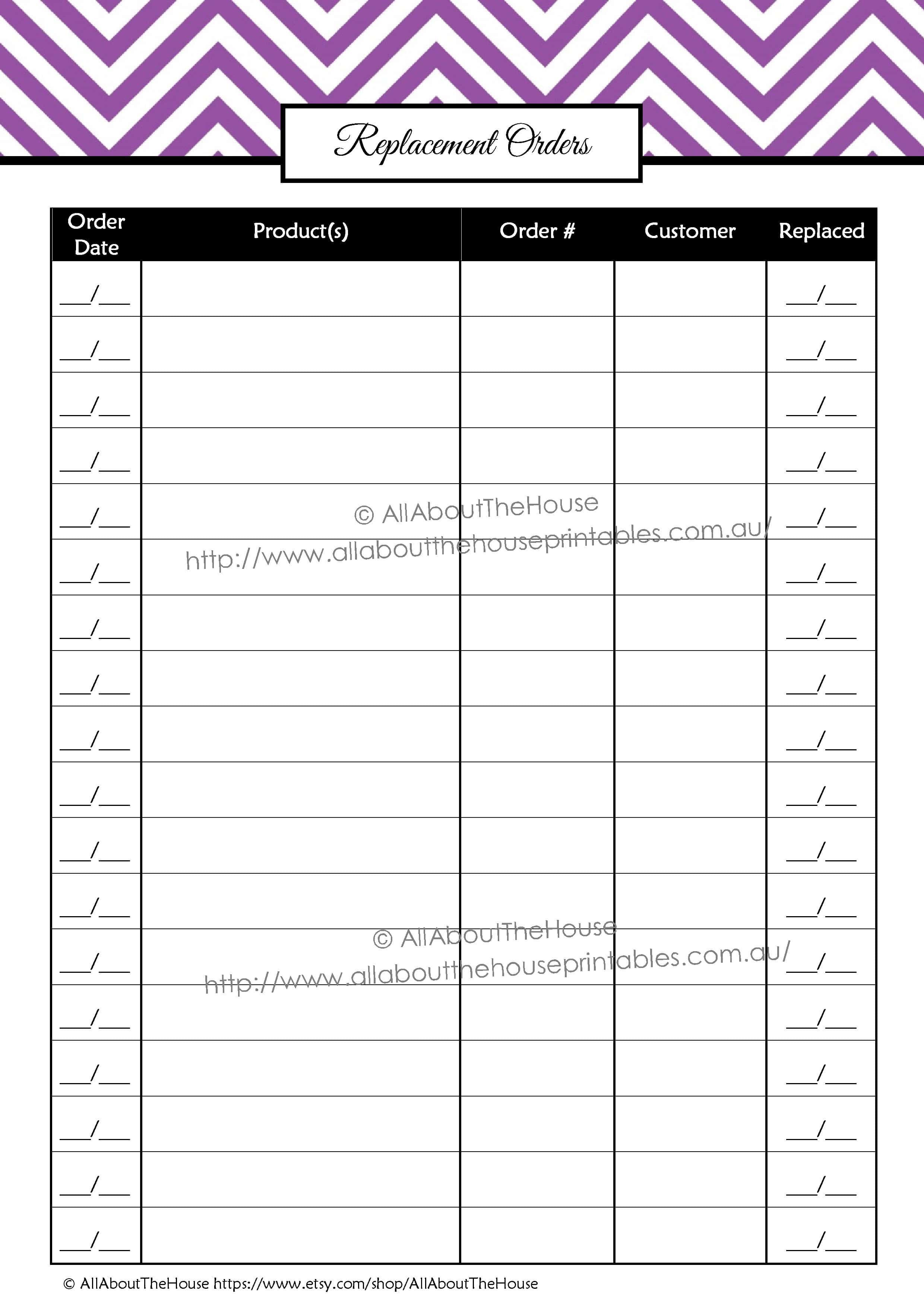 Printable Direct Sales Planner – EDITABLE – All About Planners