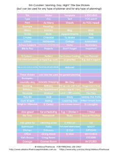 Printable Rainbow Calendar Stickers for Erin Condren Planner (or any ...