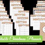 Christmas Planner – Editable Chevron