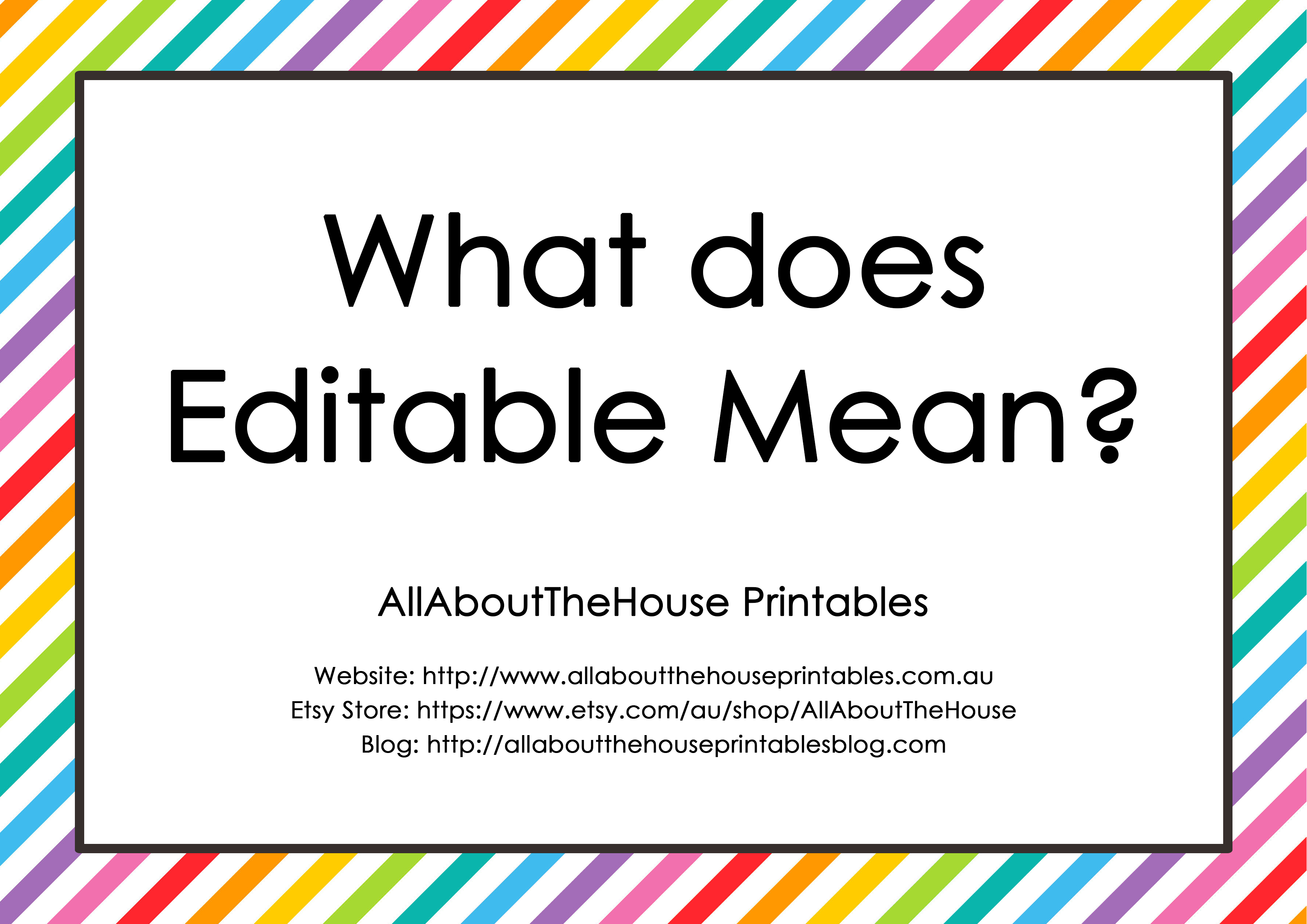 Editable. Pdf meaning