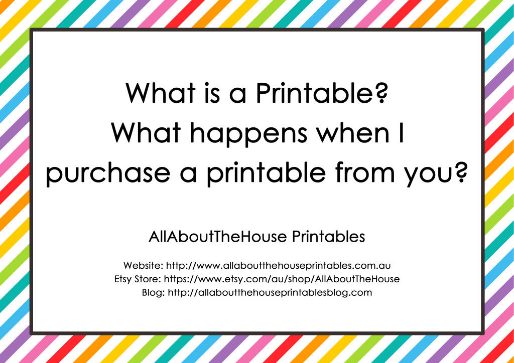 what is a printable