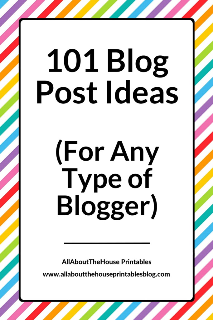 101 blog post ideas for any type of blogger blogging any niche what should i blog about blog post headlines brainstorm topics