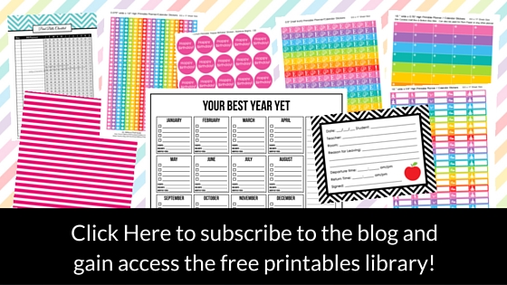subscribe to allaboutthehouse blog to recieve access to free printables library