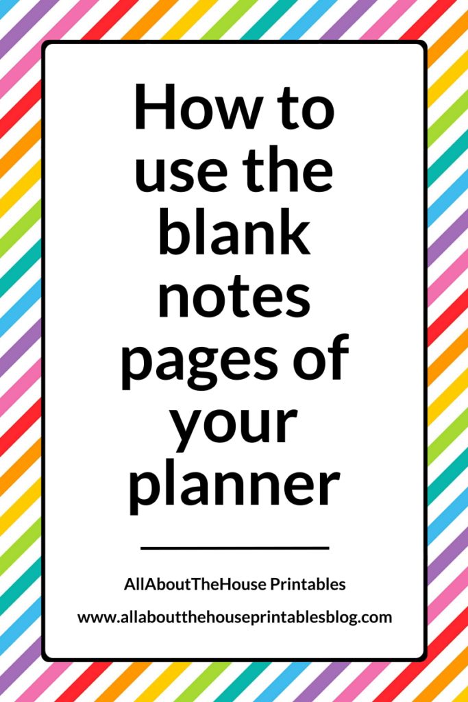how to use the blank notes pages of your planner erin condren plum paper planner sticker flag rainbow to do wish list calendar organization planner accessories