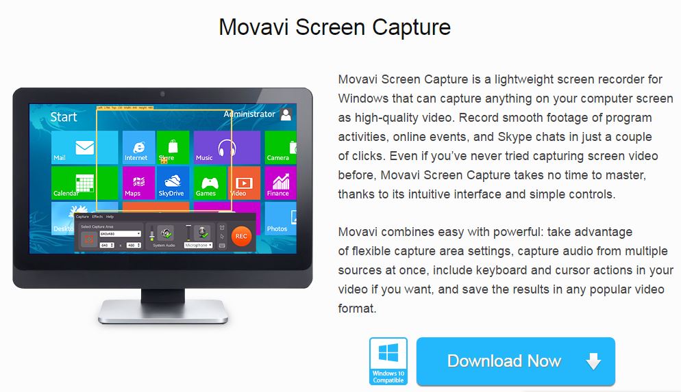 movavi screen capture studio 7 software review