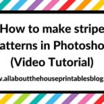 How to make stripe patterns in Photoshop