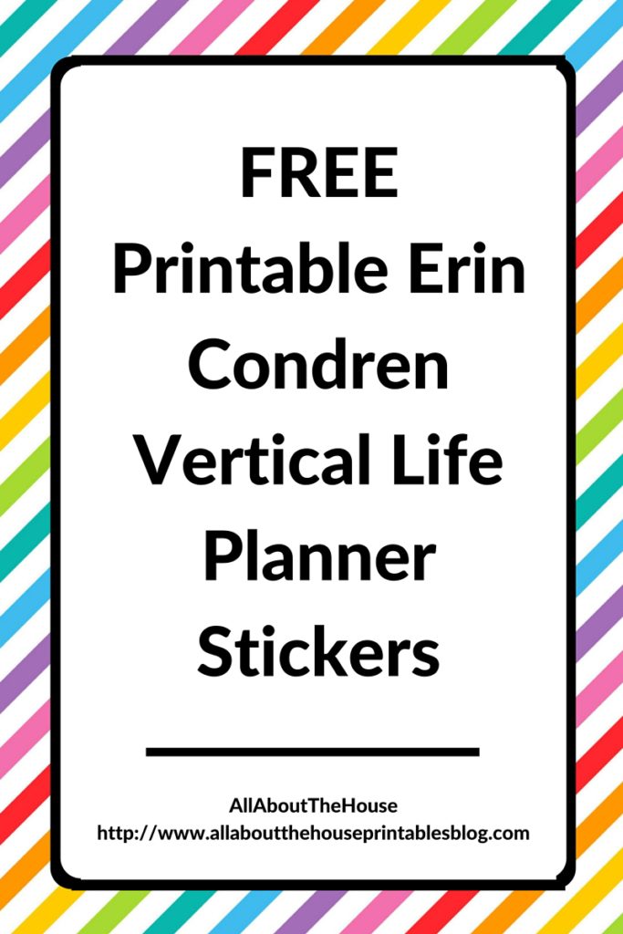 free printable erin condren life planner stickers vertical rainbow allaboutthehouse diy pdf jpg svg flower full box half box