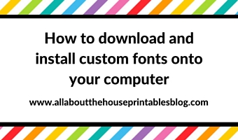 How to download and install custom fonts onto your computer