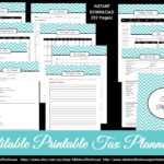 How to organize your taxes with a printable tax planner