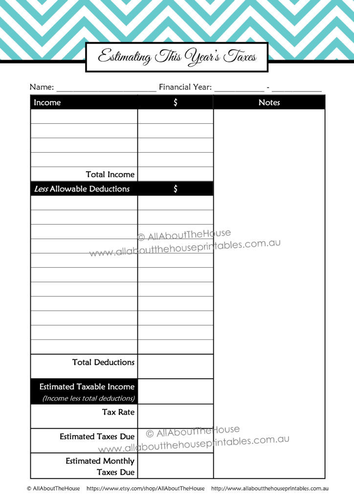 how to organize taxes tax binder how much tax do i need to pay tax rate tax debt calculator tool printable planner tax deduction