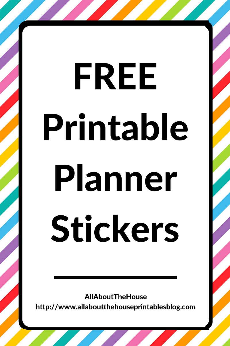 FREE Printable Planner stickers to help you proritise your to dos