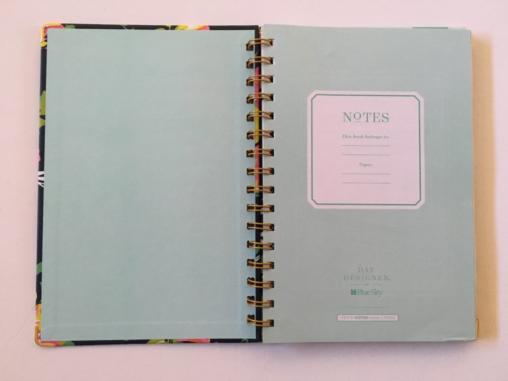 day designer list notebook planner review
