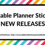 New Printable Planner Sticker Releases! (September)