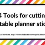 4 Tools for cutting printable planner stickers (and my favorite method)