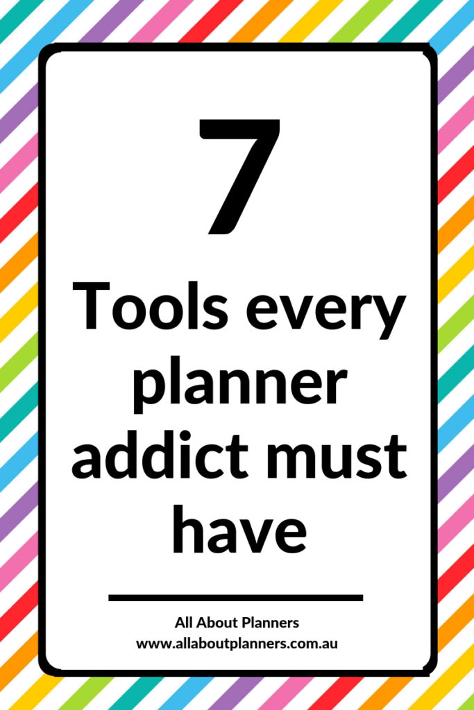 tools every planner addict needs must have supplies color coding pens highlighters notebook accessories roundup