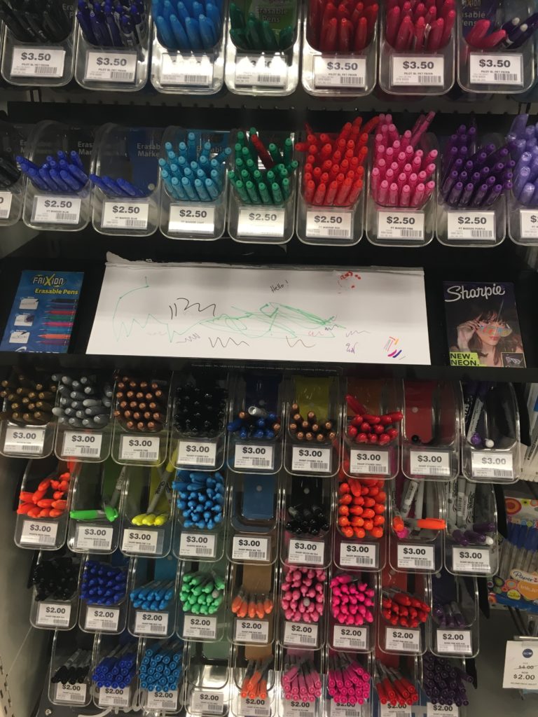 frixion erasable pens big w favorite planner pens accessories diy retractable marker no bleed gel rainbow-min