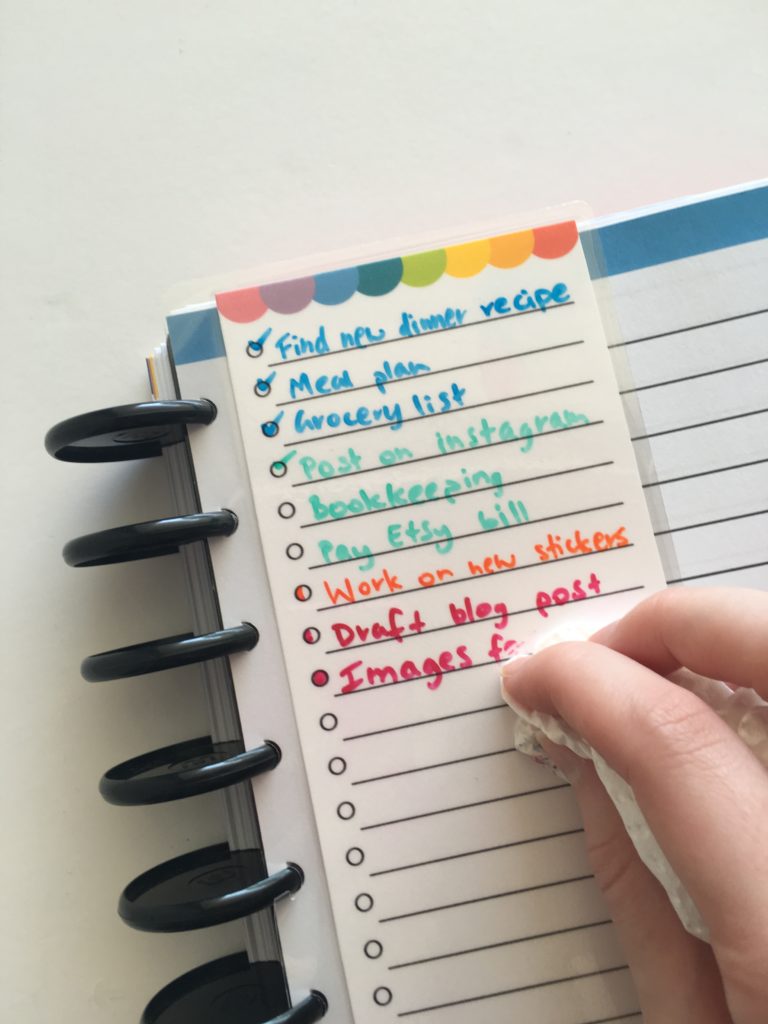 free printable list making planner insert checklist to do list arc notebook review dashboard