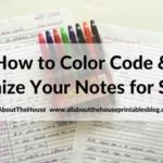 How to organize and color code your notes for school, college or university