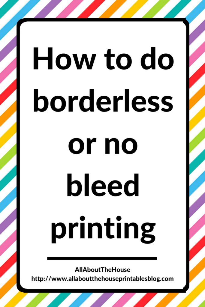 how to do borderless or no bleed printing tips planner tutorial diy planner insert no white border custom page size tutorial