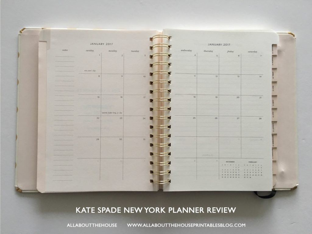 kate spade new york planner review best planner for 2017 agenda review a5 horizontal lines study school-min