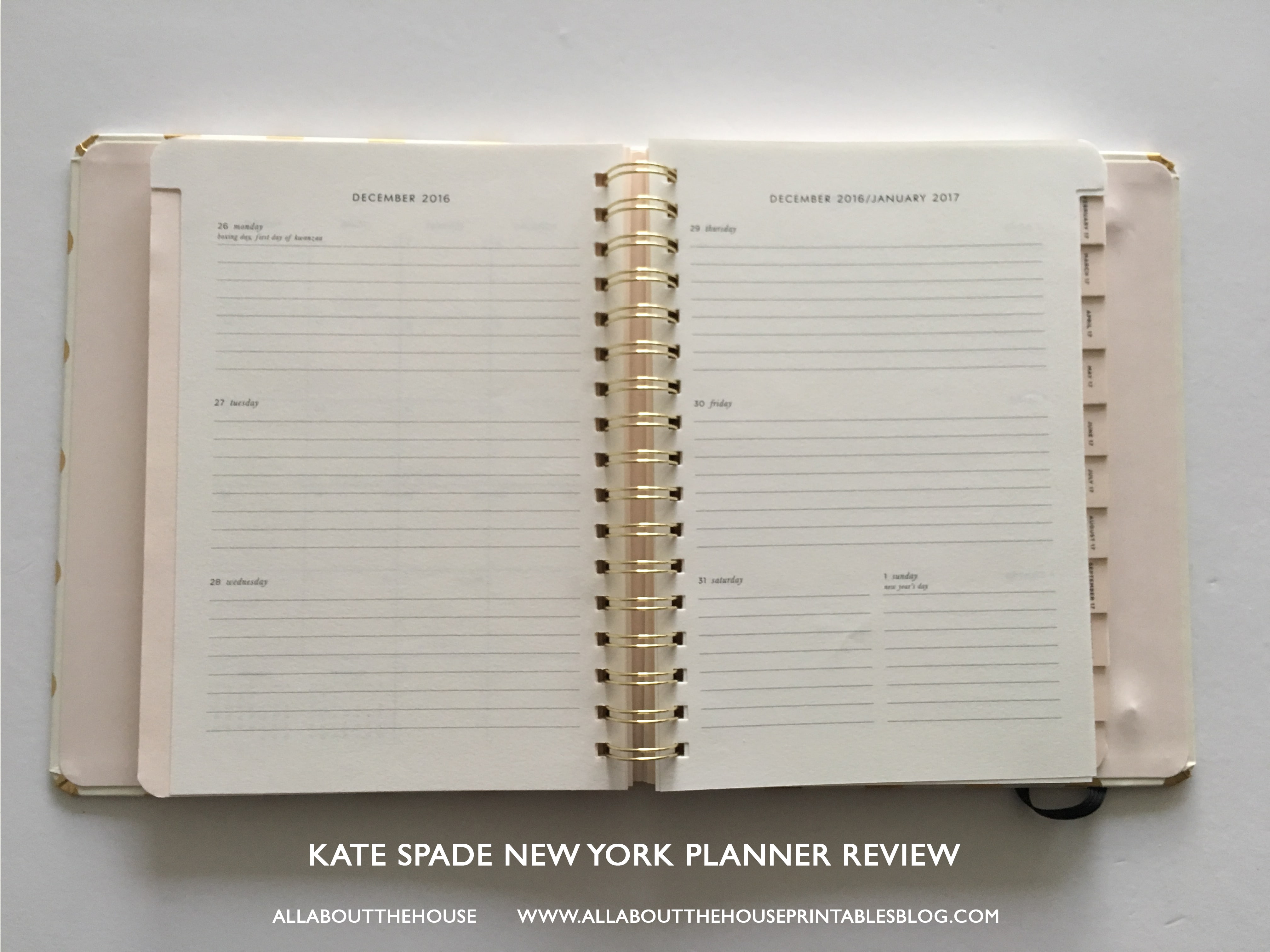 kate spade planner review best planner for 2017 agenda review a5 horizontal lines study school mom agenda organizer weekly-min