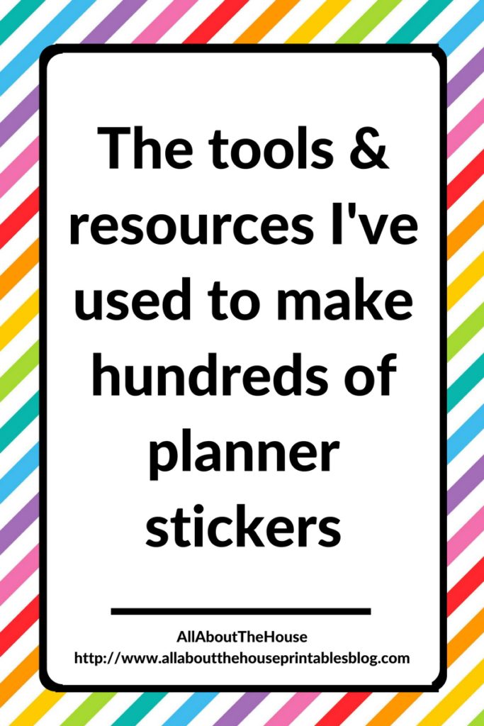 how to make planner stickers tools to make planner stickers printable silhouette tutorial video create personalised custom step