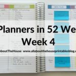 Minimalistic planning: how to plan your week using a blank notes page and stickers (52 Planners in 52 Weeks – Week 4)