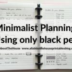 Minimalist planning: simple decorating & divider ideas for your planner using pens