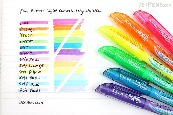 pilot frixion erasable highlighters review are they worth the cost best highlighter for school college study