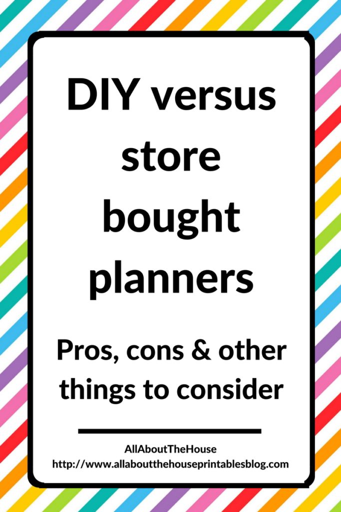 diy versus store bought planner make your own custom planner cheap planning hack inspiration journal review blog addict junkie