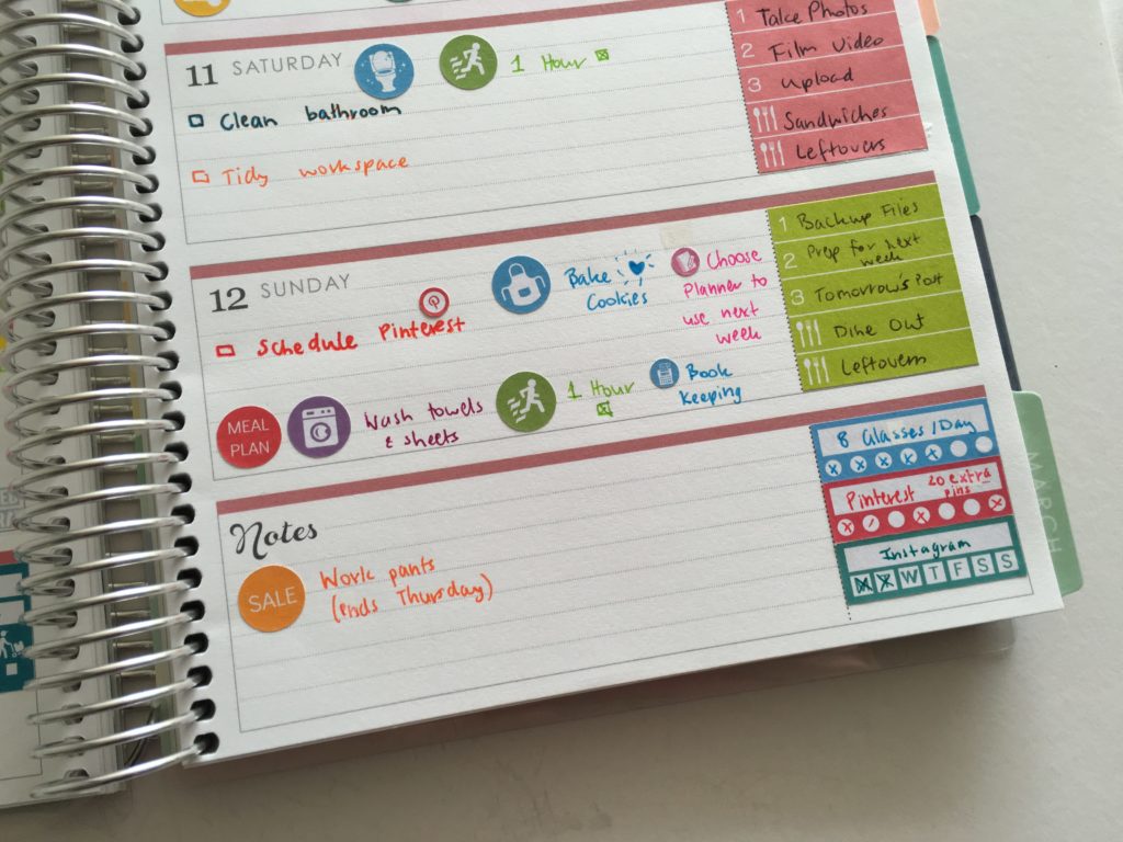 erin condren horizontal life planner honest review weekly planner lined checklist planning with stickers minimalist planning notes section