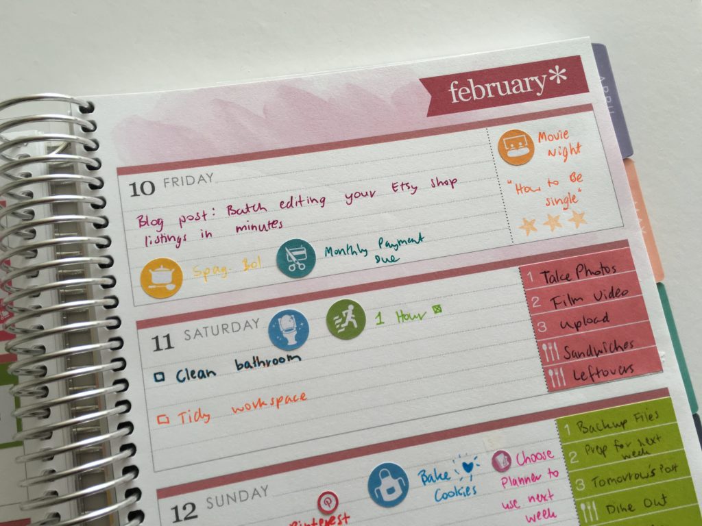 erin condren horizontal life planner honest review weekly planner lined checklist planning with stickers minimalist planning what to track in sidebar of your planner-min