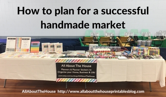 How to prepare and plan for a craft show, trade show or handmade market
