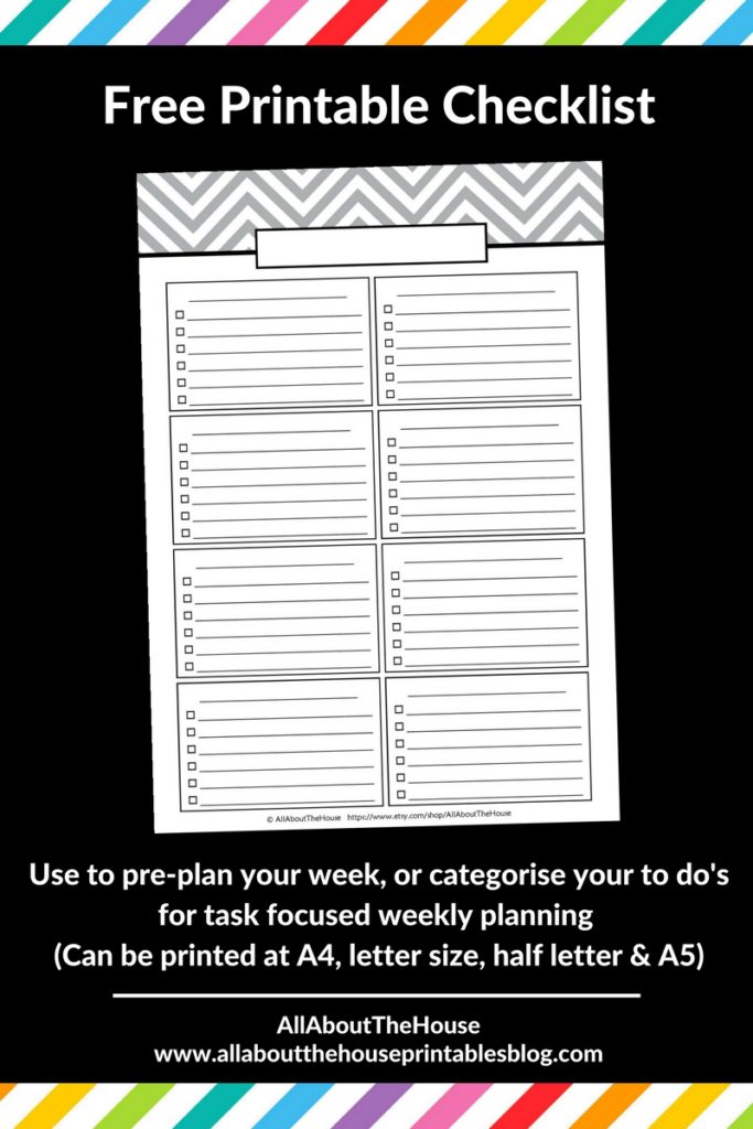 how to plan your to do list time management productivity free printable checklist editable weekly planner vertical task organize