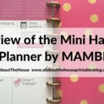 MAMBI Mini Happy Planner Review (pros, cons, should you buy it?)