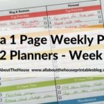 Pros and cons of using a 1 Page Weekly Planner (52 Planners in 52 Weeks – Week 7)