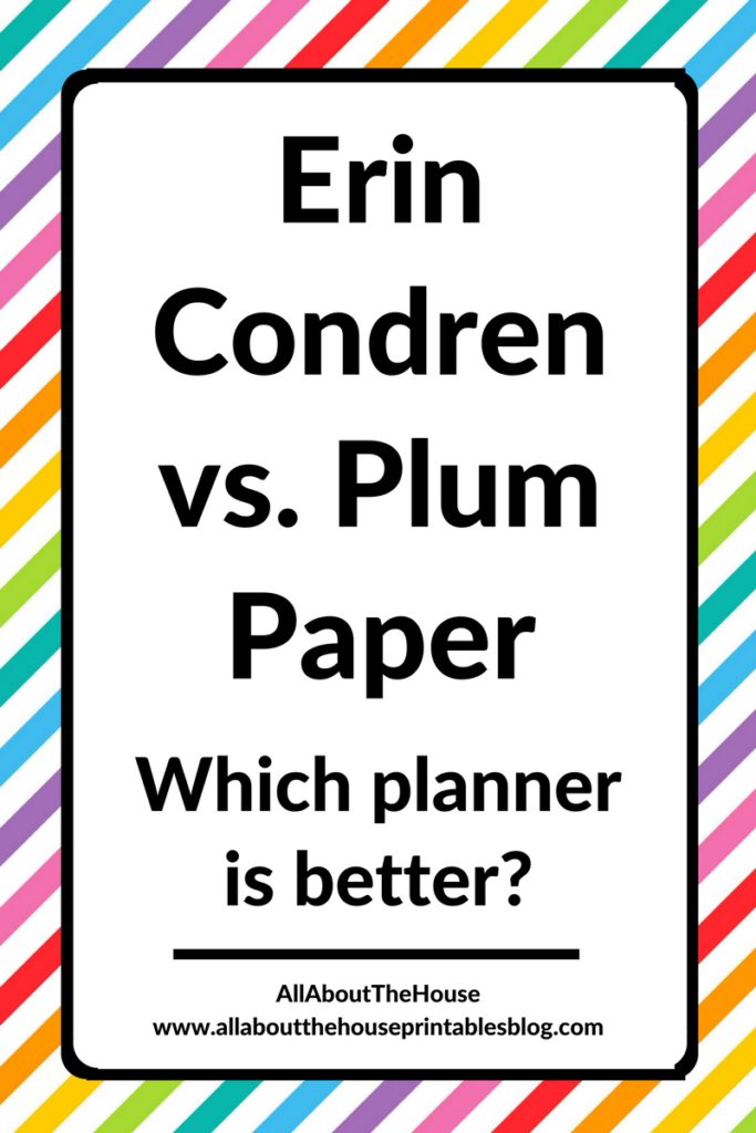 erin condren versus plum paper which planner is better cheaper alternatives to erin condren comparison horizontal vertical hourl