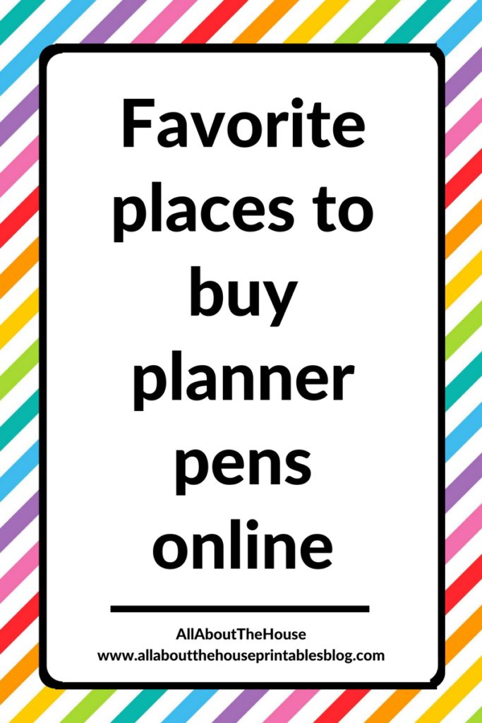 favorite places to buy planner pens online planner supplies erin condren pen testing papermate frixion erasable plum paper diy