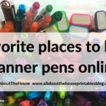 Favorite places to buy planner pens (online)
