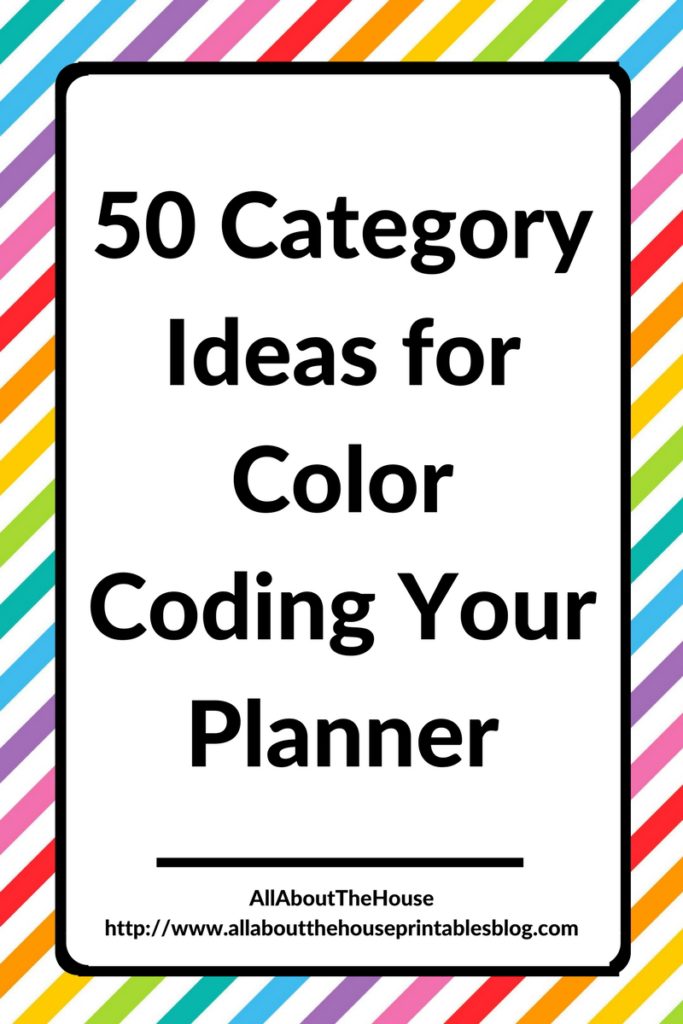 how to color code your planner category planning ideas plan wtih me efficient organized daily planner agenda organization key